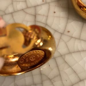 24k gold plated CHANEL earrings ✨